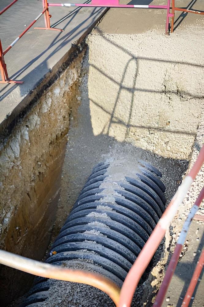 Travaux d'assainissement Louvemont