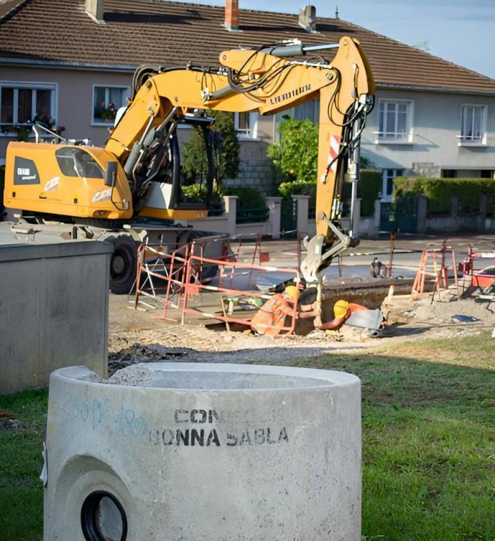 Installation de fosse septique Louvemont